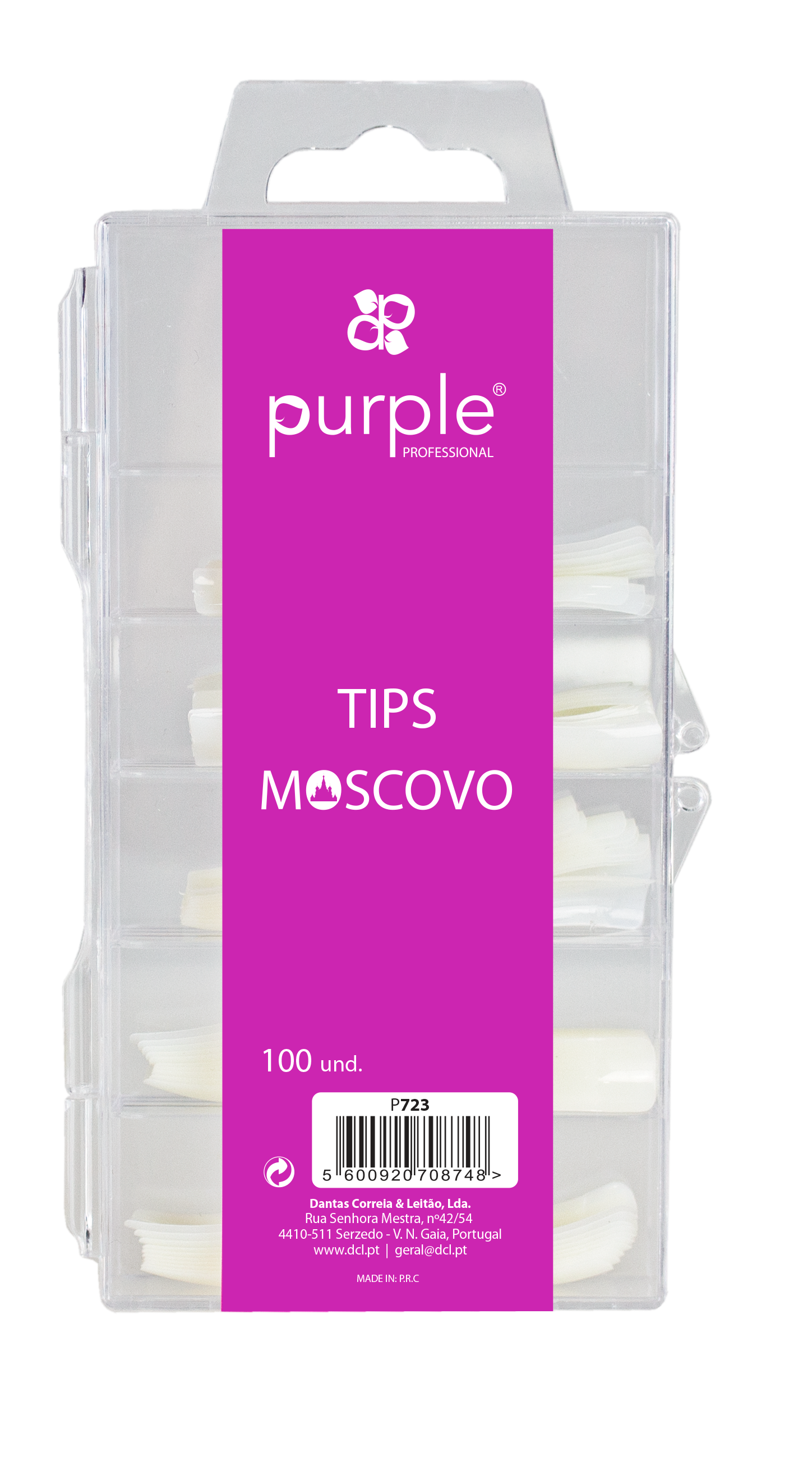 100 TIPS TIPS MOSCOVO OVALADA  FRENCH CX RF:733 (PUR)