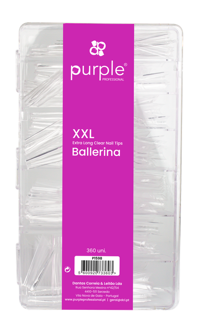 360 TIPS BAILARINA XXL EXTRALARGA -C-TRANSPARENTE RF:1598 (PUR)