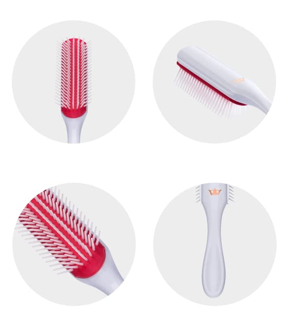 CEPILLO DENMAN D3 CORONA BLANCO  -METODO CURLY