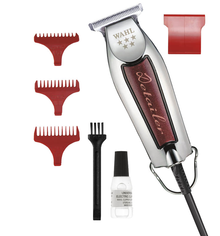 MAQUINILLA C/CABLE (38MM) "DETAILER ROJA T-WIDE" "8081-1216" CONTORNOS (WAHL)